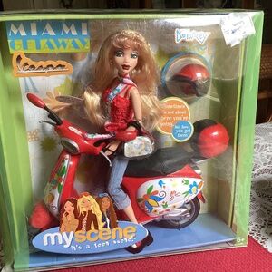 My Scene Delaney Miami Getaway doll with moped